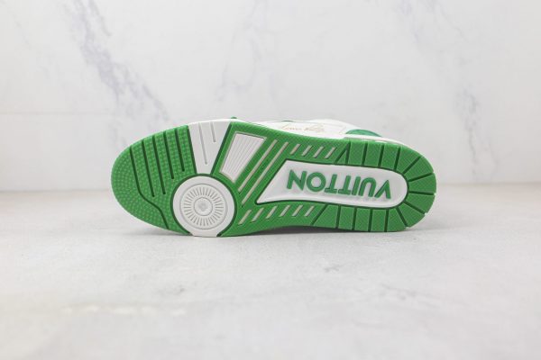 lv-trainer-sneaker-low-green.jpg LV Trainer Sneaker Low - Green