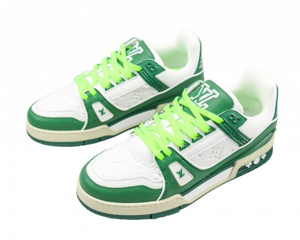 lv-trainer-sneaker-low-light-blue.png LV Trainer Sneaker Low - Green