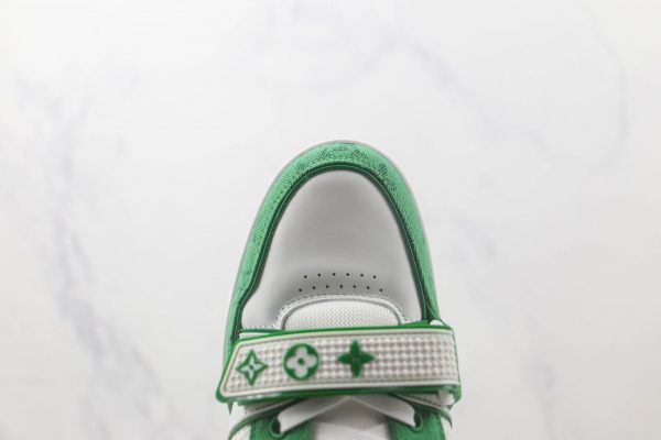 lv-trainer-sneaker-mid-green-2.jpg LV Trainer Sneaker Mid- Green