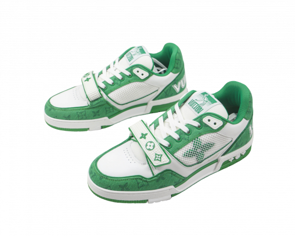 lv-trainer-sneaker-mid-yellow-1.png LV Trainer Sneaker Mid- Green