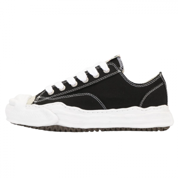 maison-mihara-yasuhiro-10.png Maison Mihara Yasuhiro Hank OG Sole Canvas Low - Black White