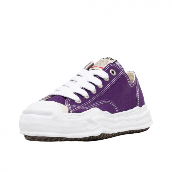 Maison Mihara Yasuhiro Hank OG Sole Canvas Low - Purple
