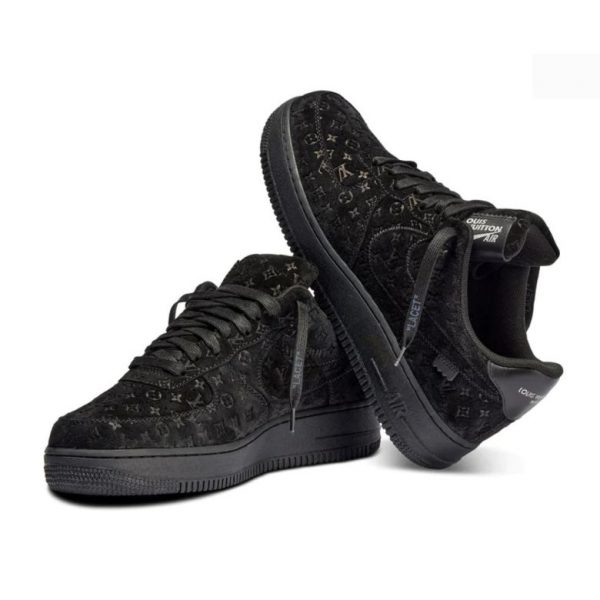 xr:d:DAFmkUkWp4Q:168,j:155781096703116805,t:23102313 Nike Air Force 1 x Louis Vuitton- Black
