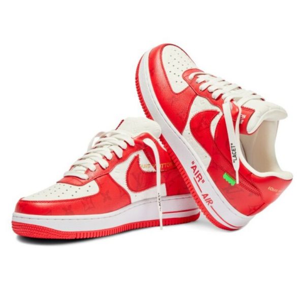 Nike Air Force 1 x Louis Vuitton - Red