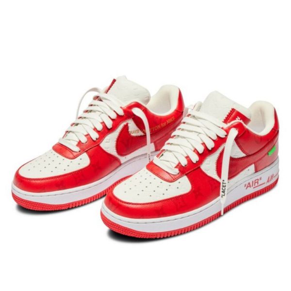 Nike Air Force 1 x Louis Vuitton - Red