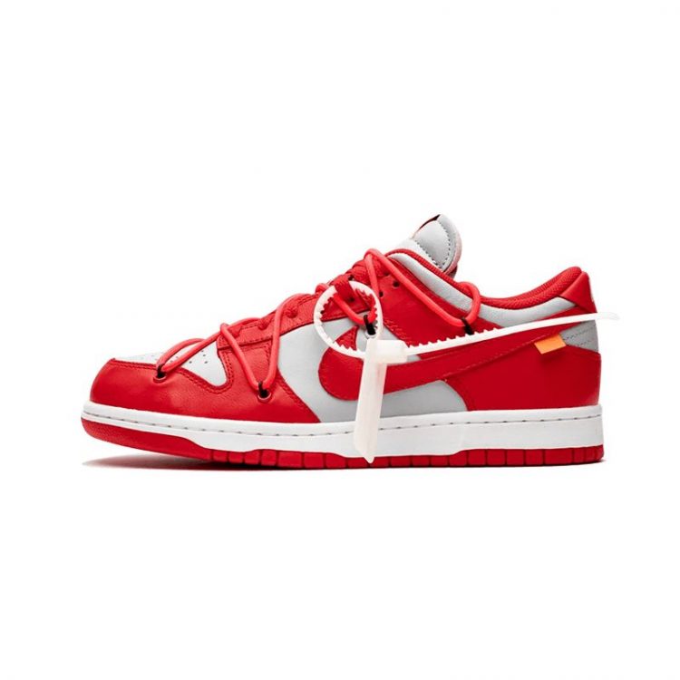 Nike Dunk Low- Off-White University Red