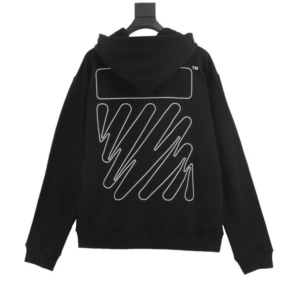 Off-White Hoodie Wave Outline