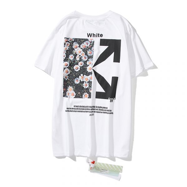 Off White Flower T-Shirt