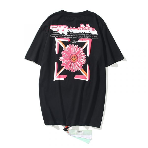 off-white-tape-t-shirt-3.jpeg Off White Flower T-Shirt