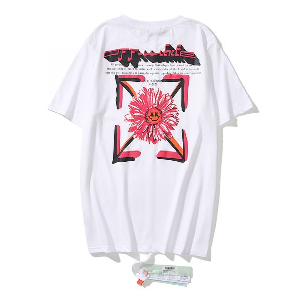 off-white-tape-t-shirt-5.jpeg Off White Flower T-Shirt