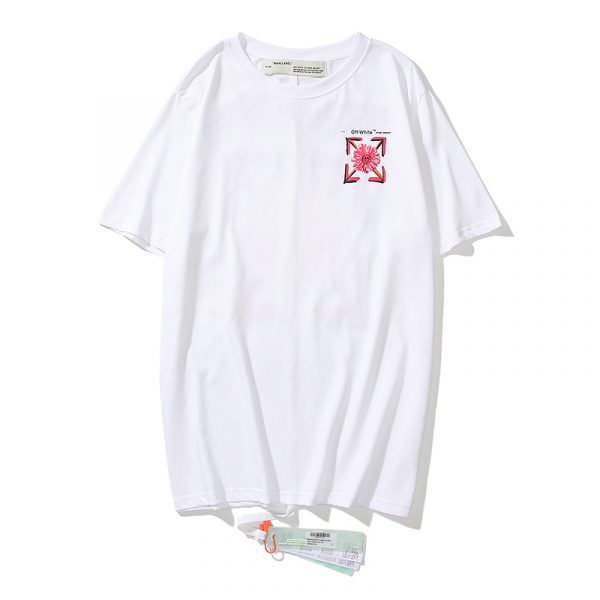 off-white-tape-t-shirt-6.jpeg Off White Flower T-Shirt