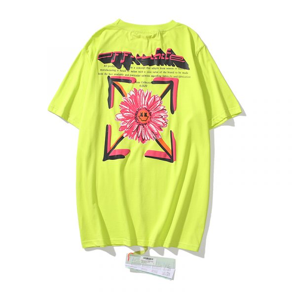 off-white-tape-t-shirt-9.jpeg Off White Flower T-Shirt
