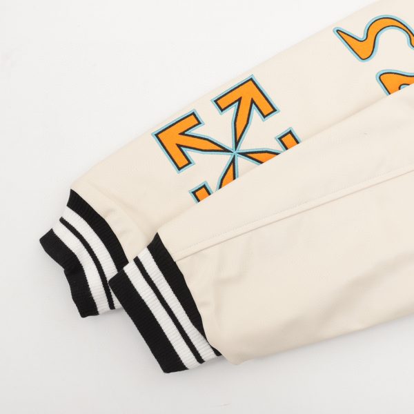 Off-White Varsity Jacket Orange