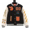 Off-White Varsity Jacket Orange