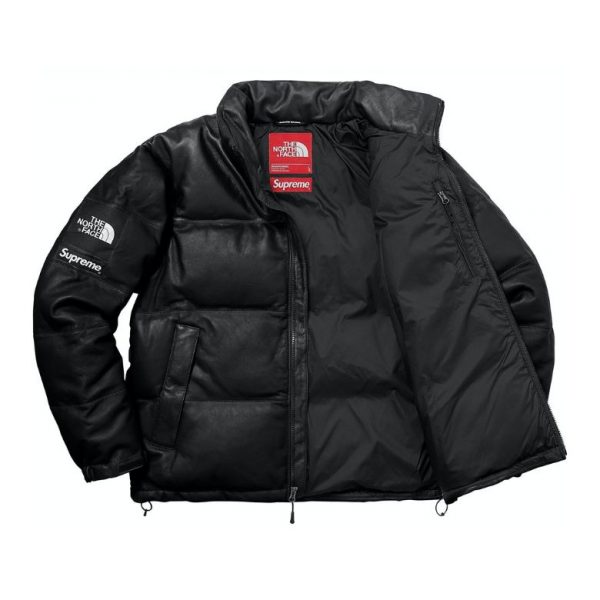 xr:d:DAFmkUkWp4Q:344,j:4970135747902057214,t:23122701 Supreme x The North Face- Leather Black Jacket