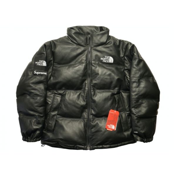 xr:d:DAFmkUkWp4Q:344,j:4970135747902057214,t:23122701 Supreme x The North Face- Leather Black Jacket