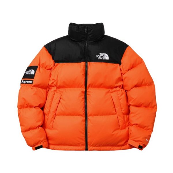 Supreme x The North Face- Nuptse Orange Jacket