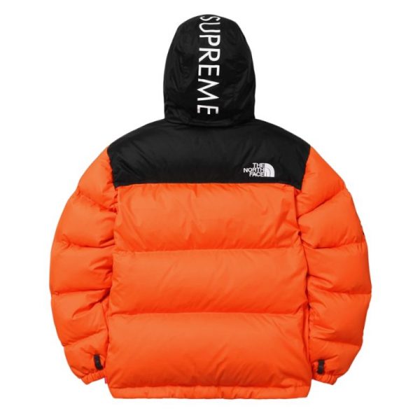 Supreme x The North Face- Nuptse Orange Jacket